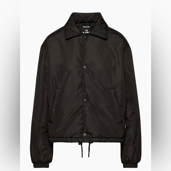 Aritzia Coaches Short Jacket in Black - Picture 1 of 4